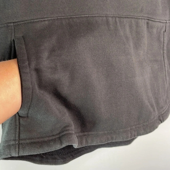 COLUMBIA Graphic Hoodie Black Mustard Yellow Live The Journey Sweatshirt Size XS - Picture 7 of 12